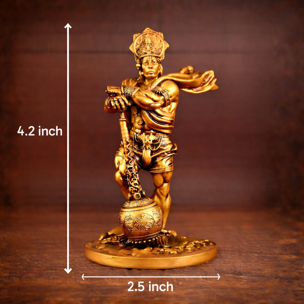 Bahubali Hanuman Ji For Car Dashboard & Office Desk