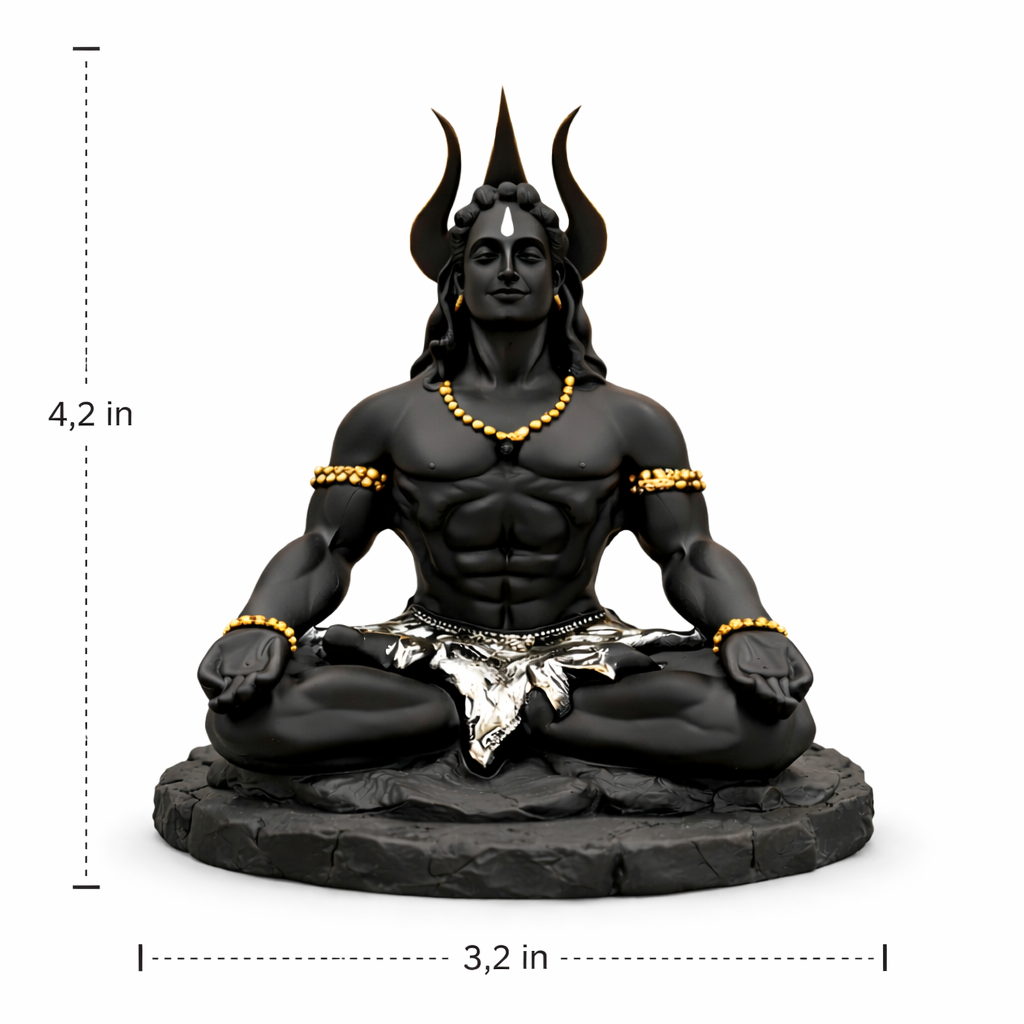 Meditating Lord Shiva Idol