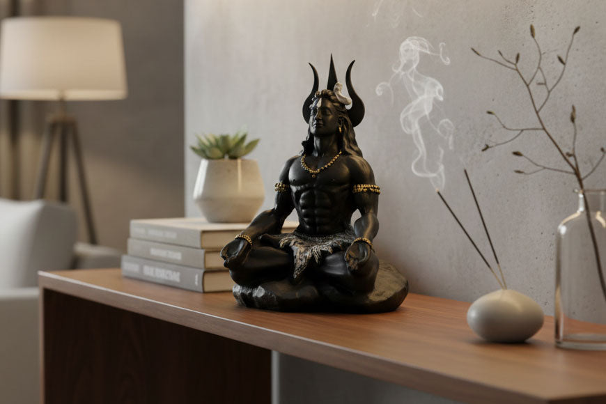 Meditative Lord Shiva Idol: Embracing Inner Peace, Power & Stillness