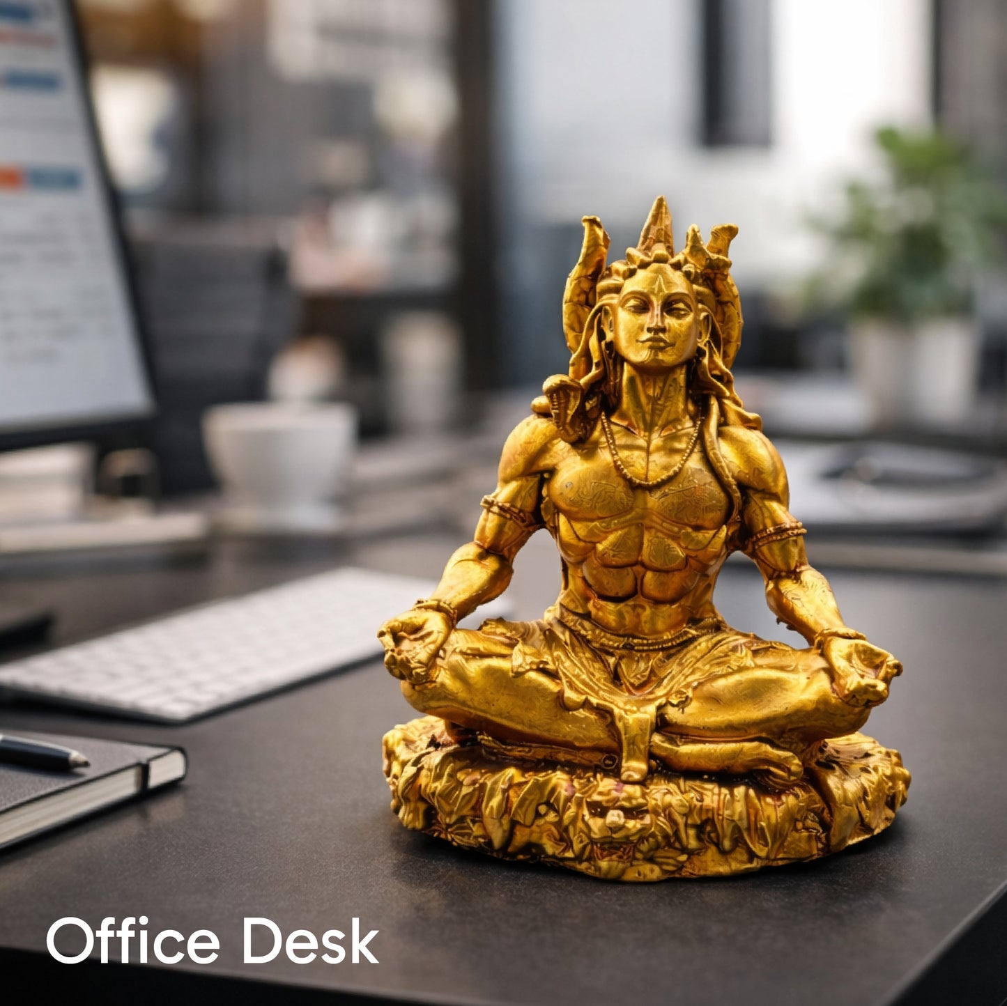 Mahayogi Shivji For Car Dashboard & Work Desk ( 3.5 X 2.2 Inch)