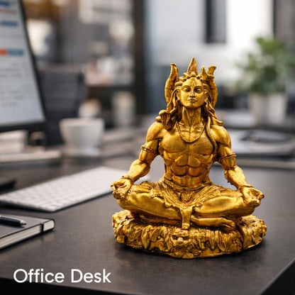 Mahayogi Shivji For Car Dashboard & Work Desk ( 3.5 X 2.2 Inch)