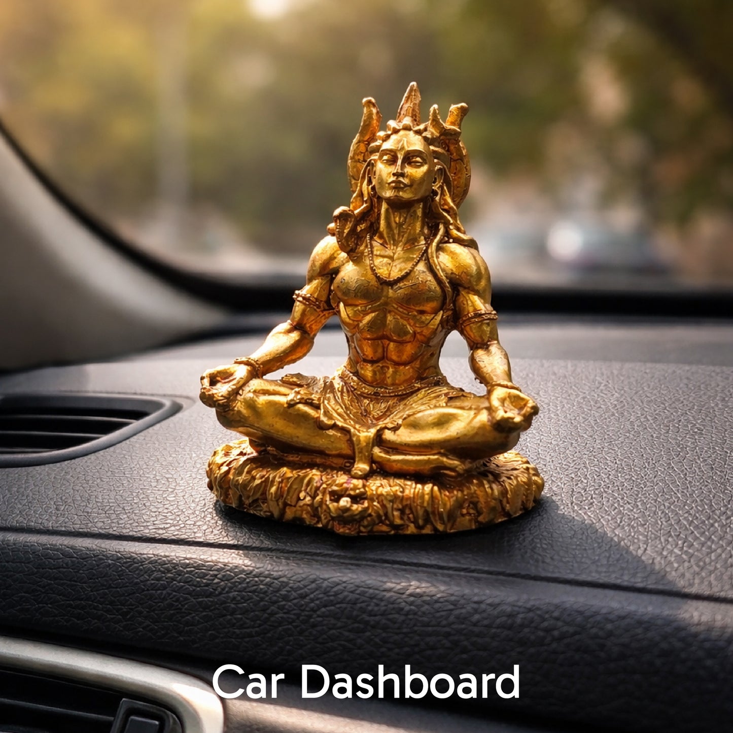 Mahayogi Shivji For Car Dashboard & Work Desk ( 3.5 X 2.2 Inch)