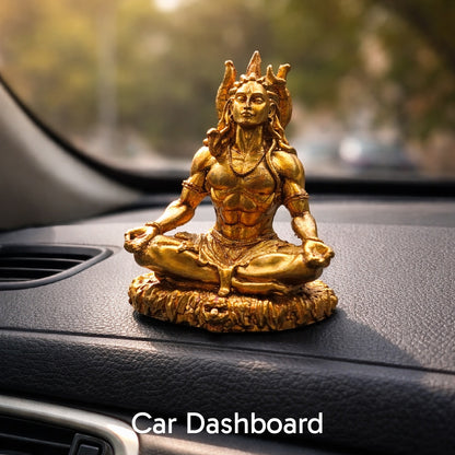 Mahayogi Shivji For Car Dashboard & Work Desk ( 3.5 X 2.2 Inch)