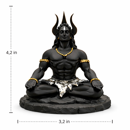 Meditating Lord Shiva Idol