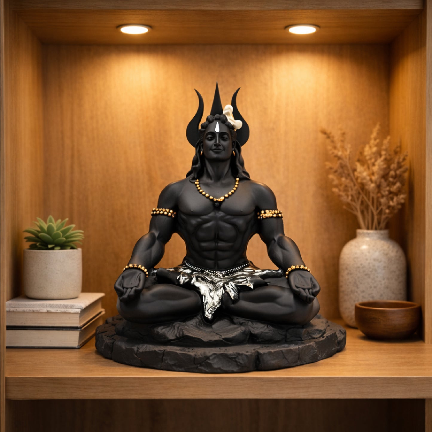Meditating Lord Shiva Idol