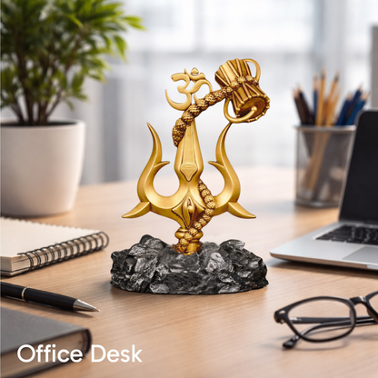 Om Shivay Trishul ( 4 x 3 Inches )