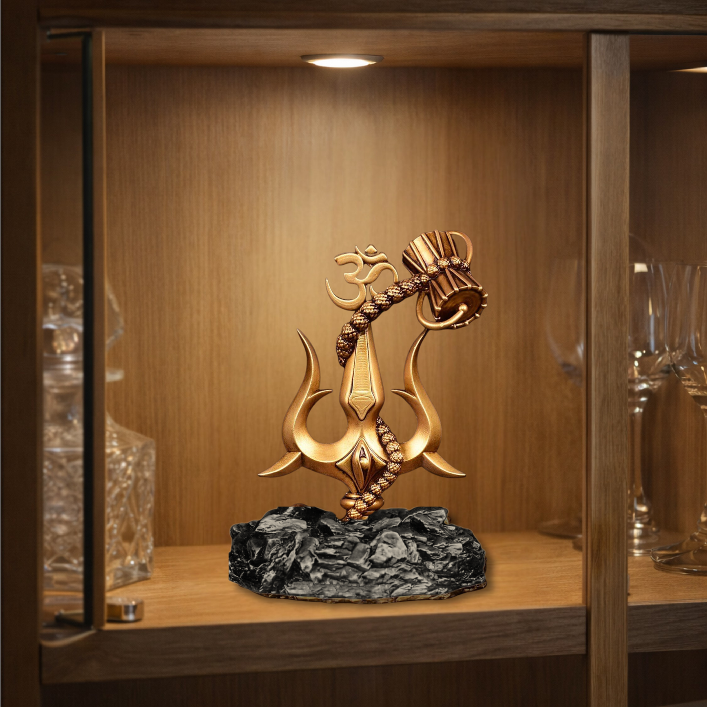 Om Shivay Trishul ( 4 x 3 Inches )