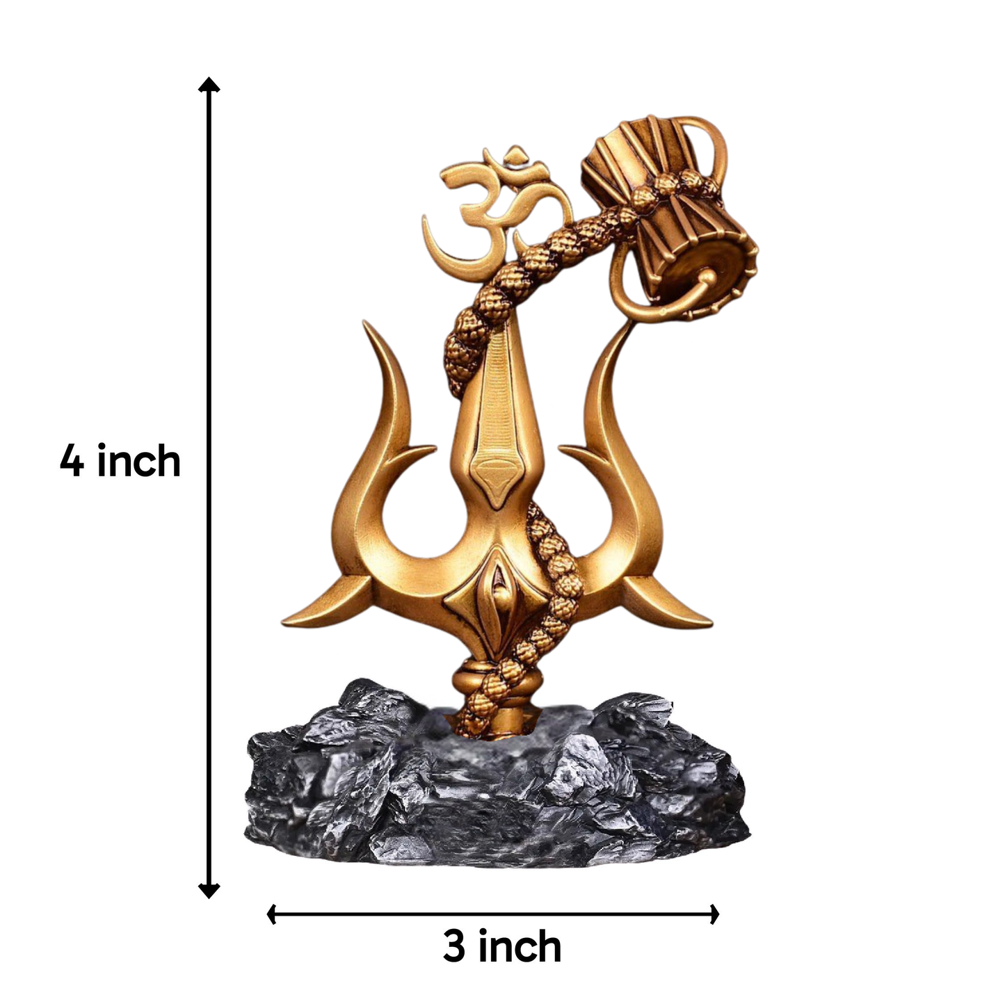 Om Shivay Trishul ( 4 x 3 Inches )